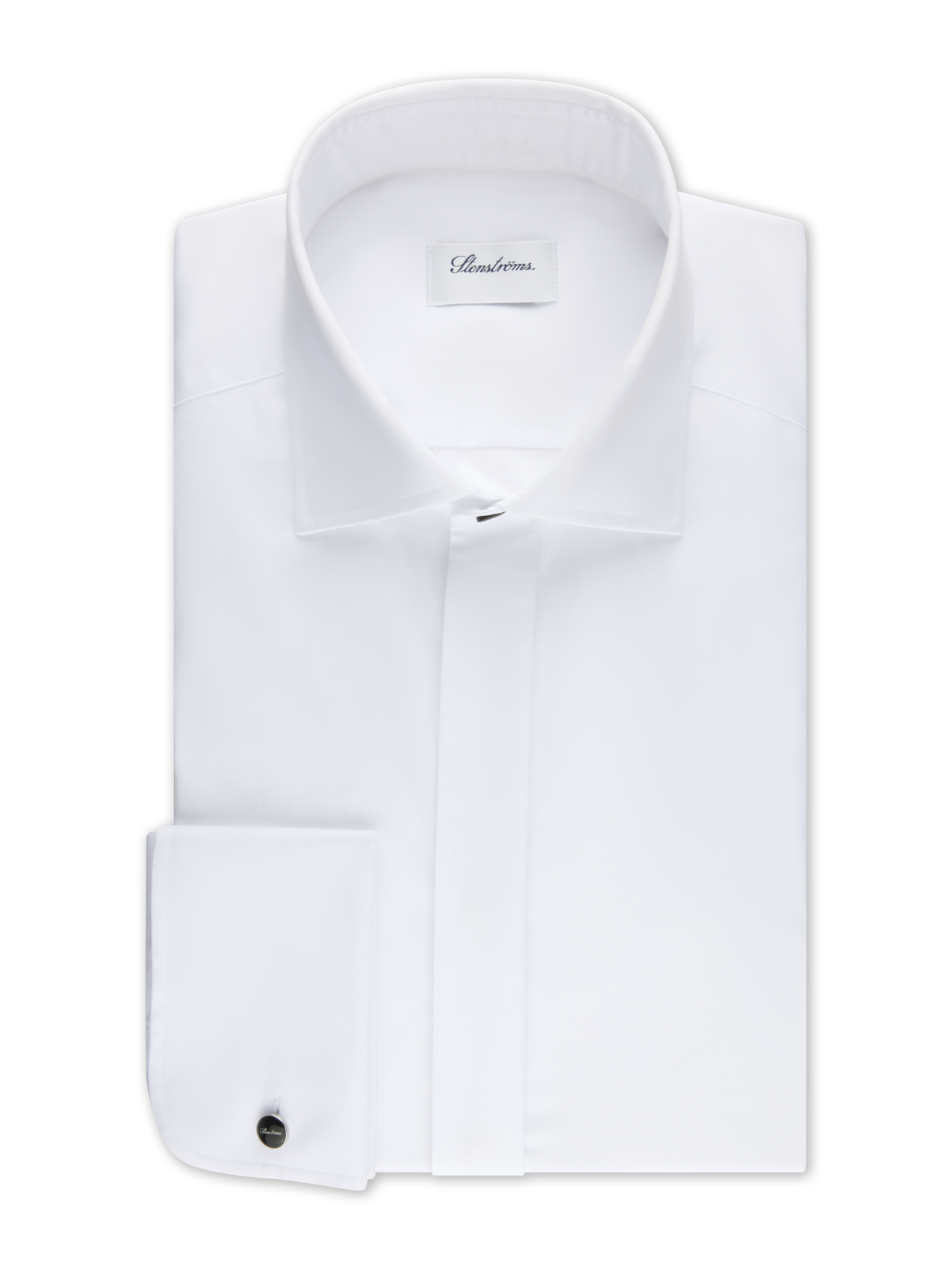 Stenströms White Tuxedo Shirt | Men | Men's Shirts | Slimline | Size: 41 | White | Solid | Long Sleeves