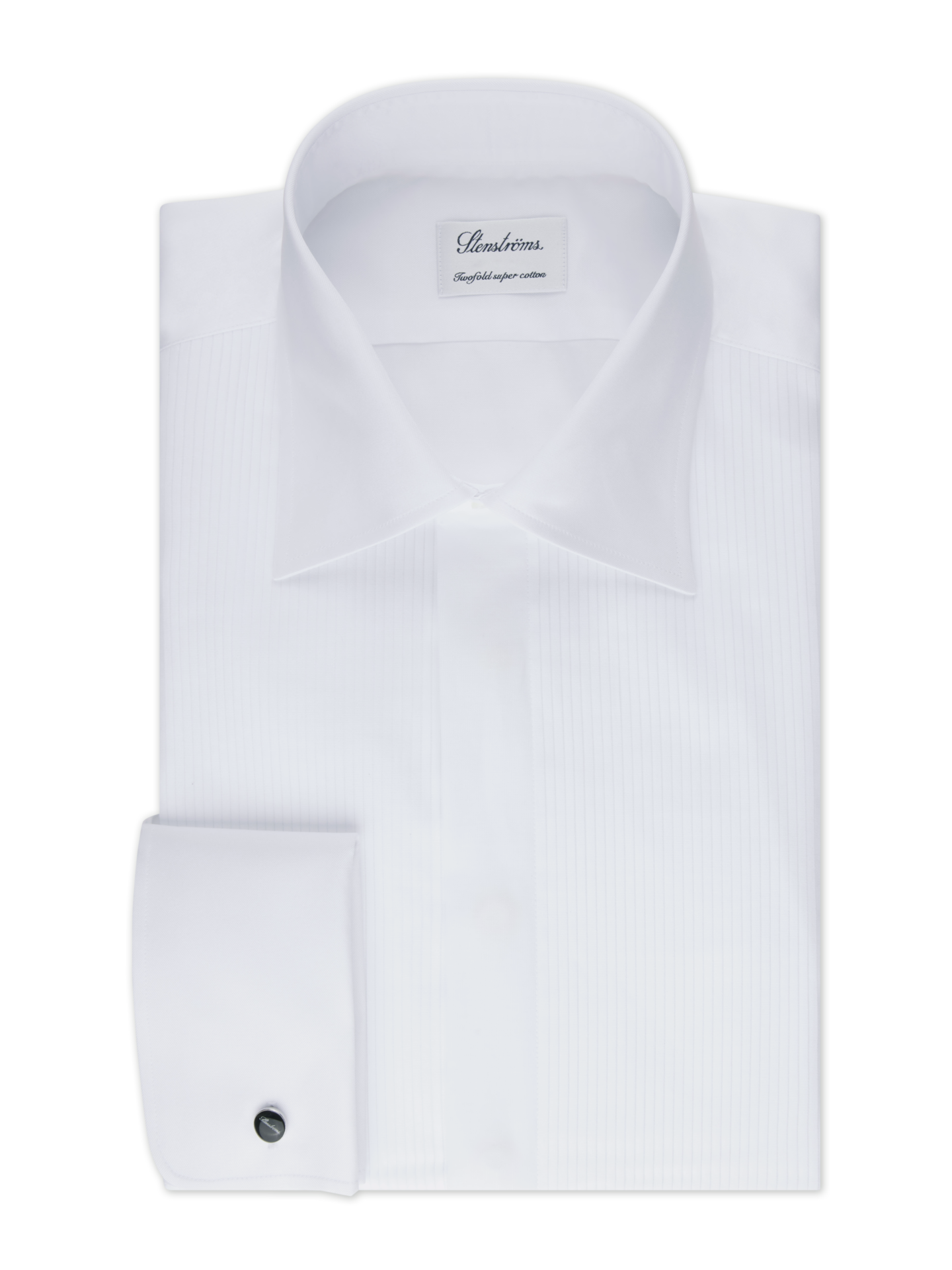 Stenströms White Tuxedo Shirt | Men | Men's Shirts | Evening & Tuxedo Shirts | Slimline | Size: 45 | White | Solid | Long Sleeves