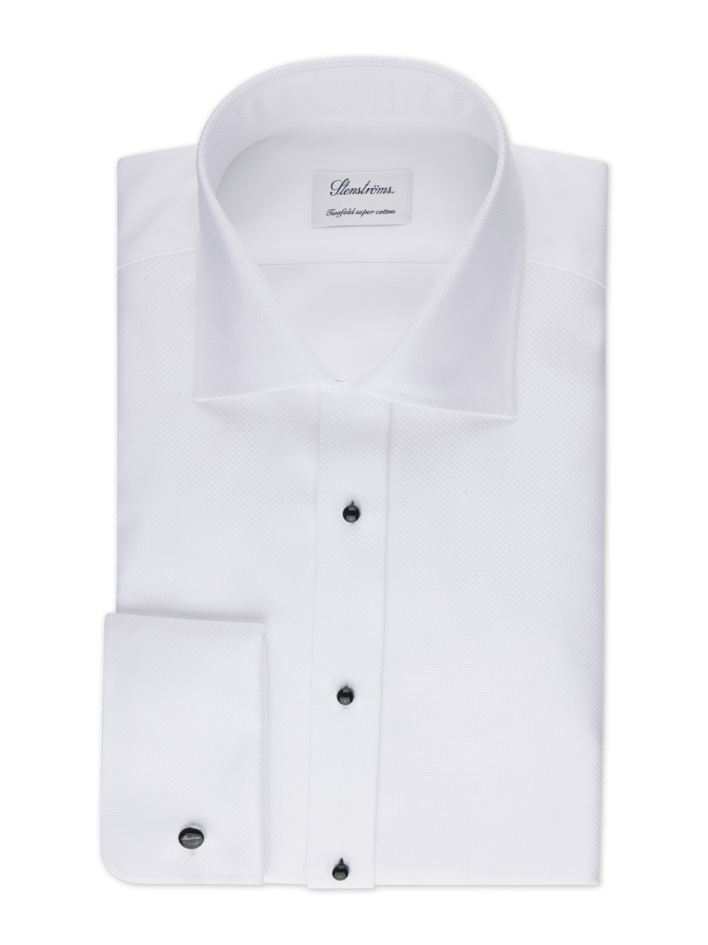 Stenströms White Tuxedo Shirt | Men | Men's Shirts | Evening & Tuxedo Shirts | Slimline | Size: 38 | White | Solid | Long Sleeves