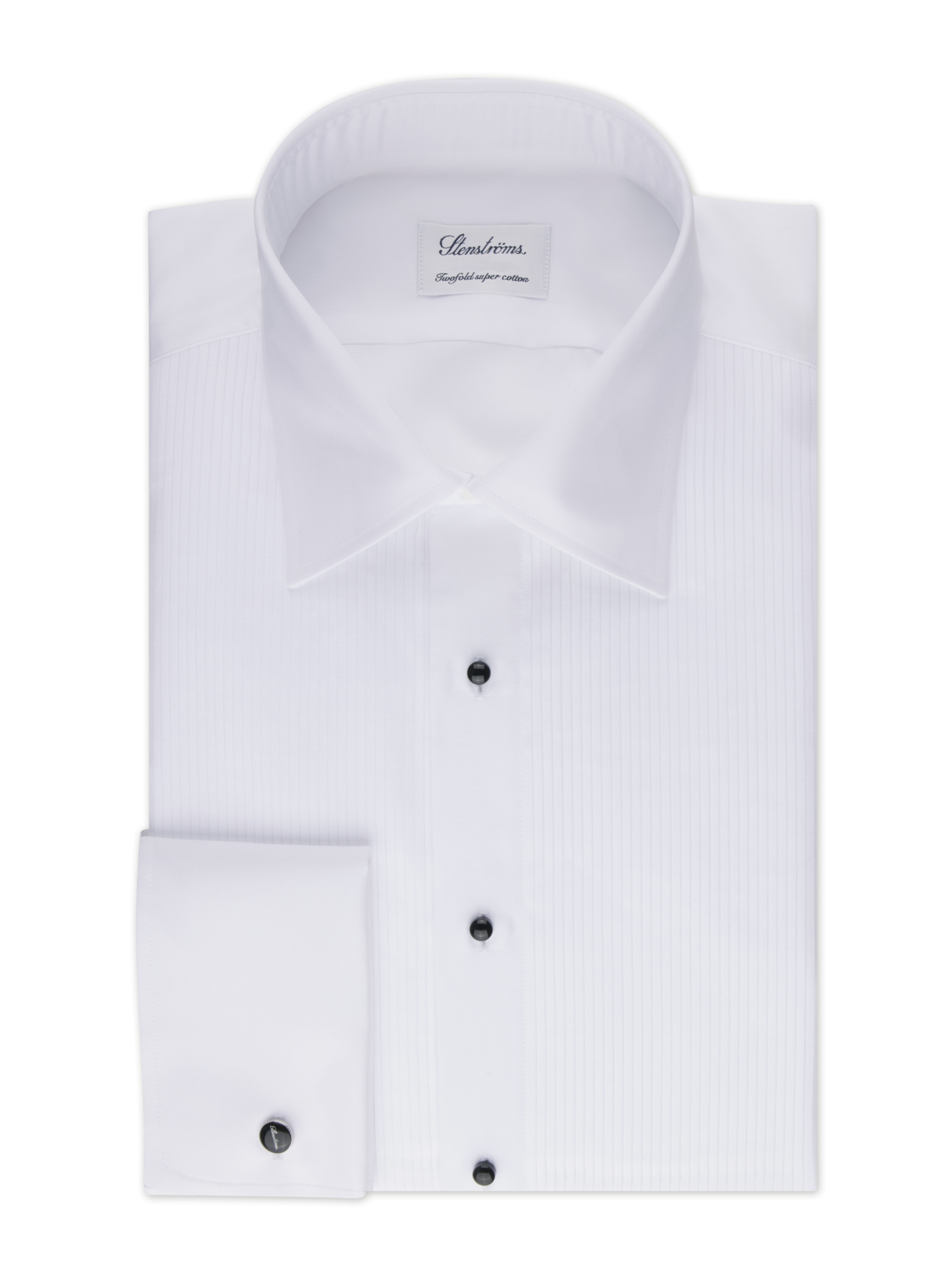 Stenströms White Tuxedo Shirt | Men | Men's Shirts | Evening & Tuxedo Shirts | Slimline | Size: 39 | White | Solid | Long Sleeves