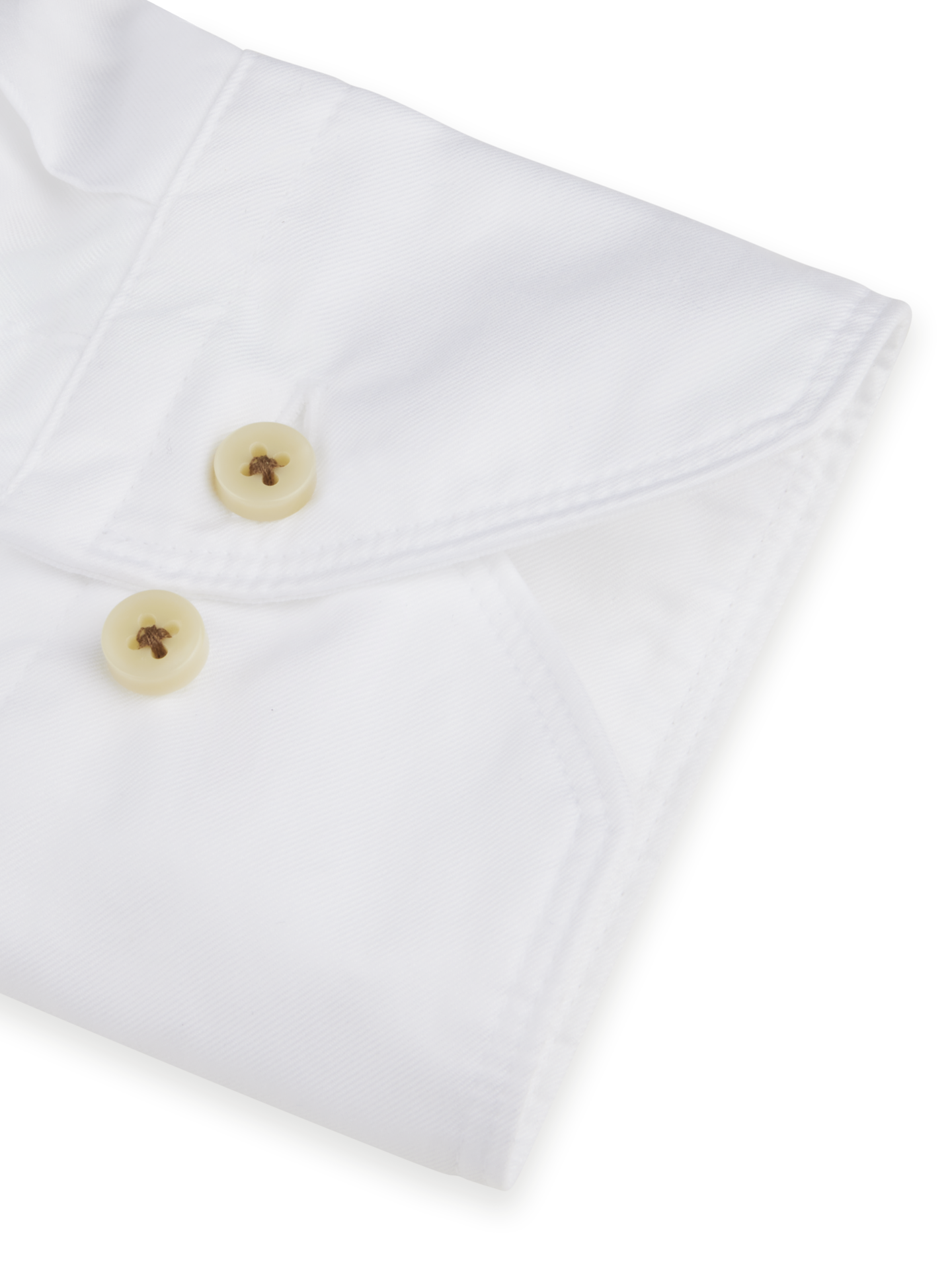 White Twill Shirt, XL-Sleeves 