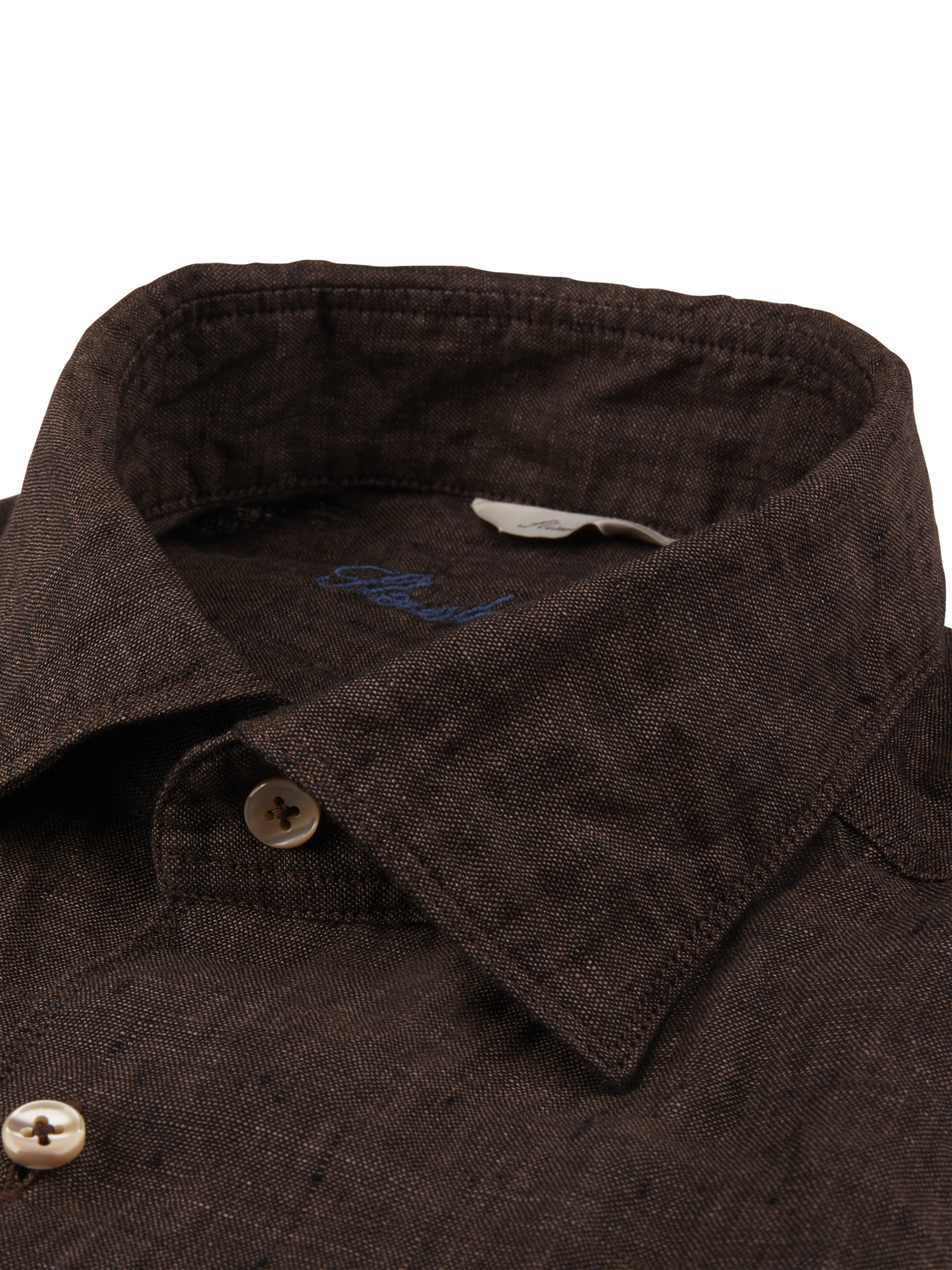 Dark brown Linen Shirt 