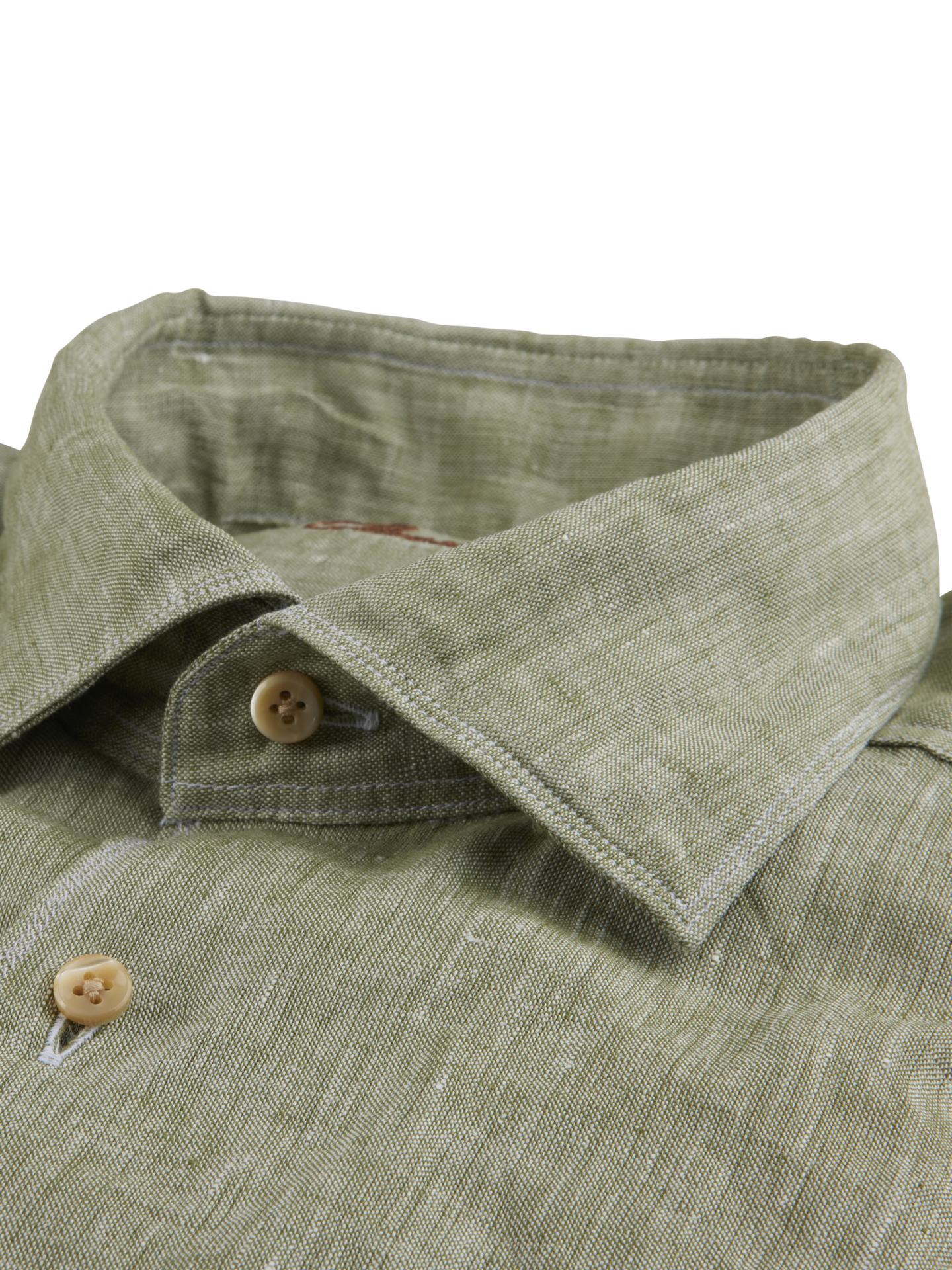 Green Linen Shirt 