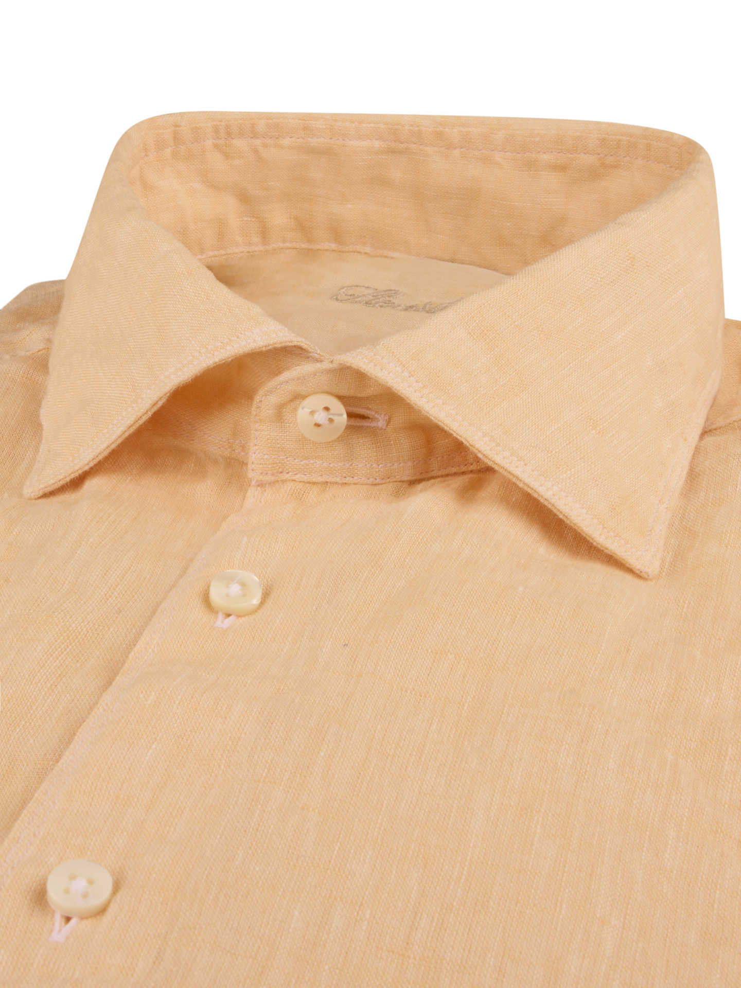 Light orange Linen Shirt 