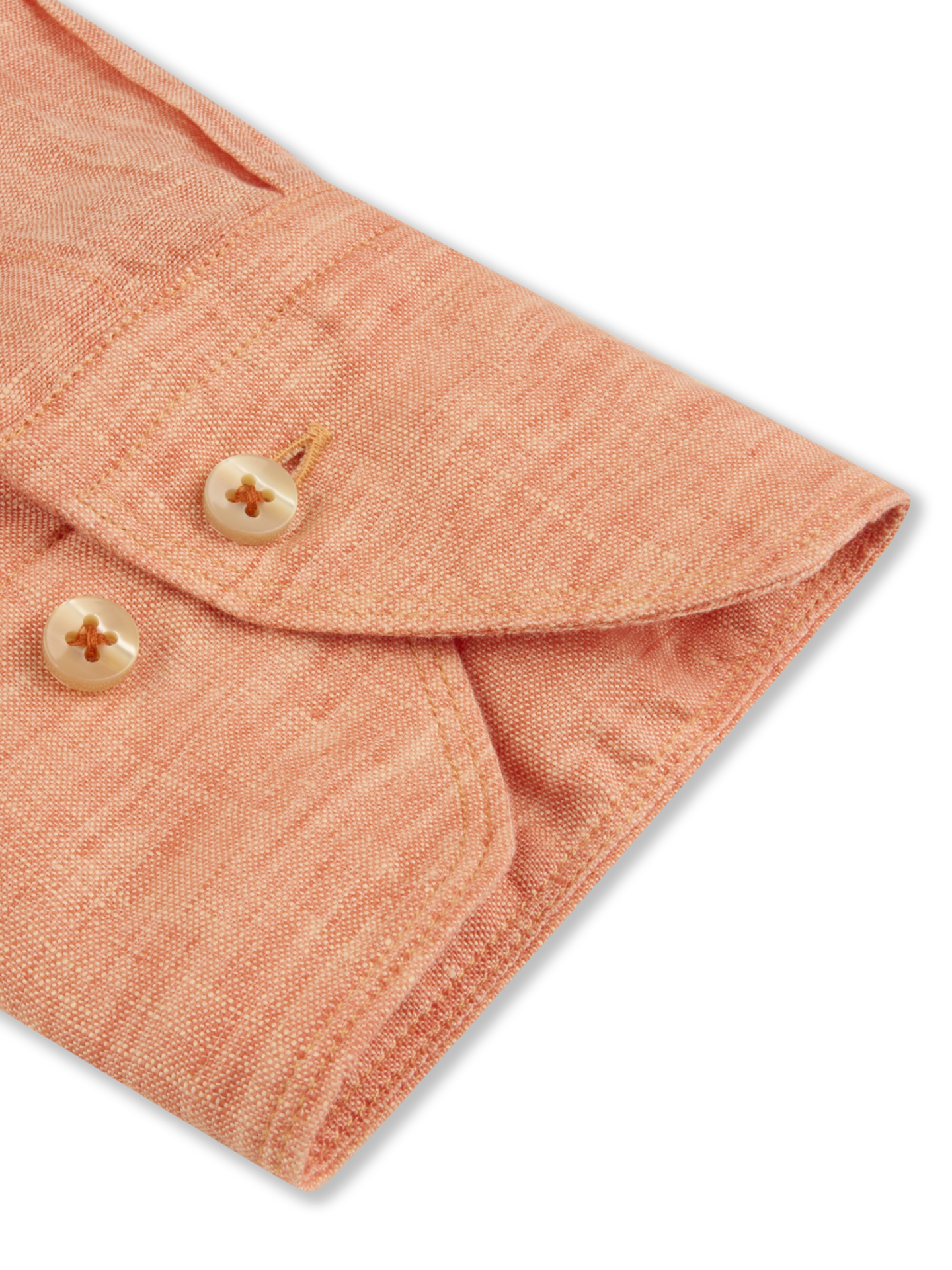 Orange Linen Shirt 
