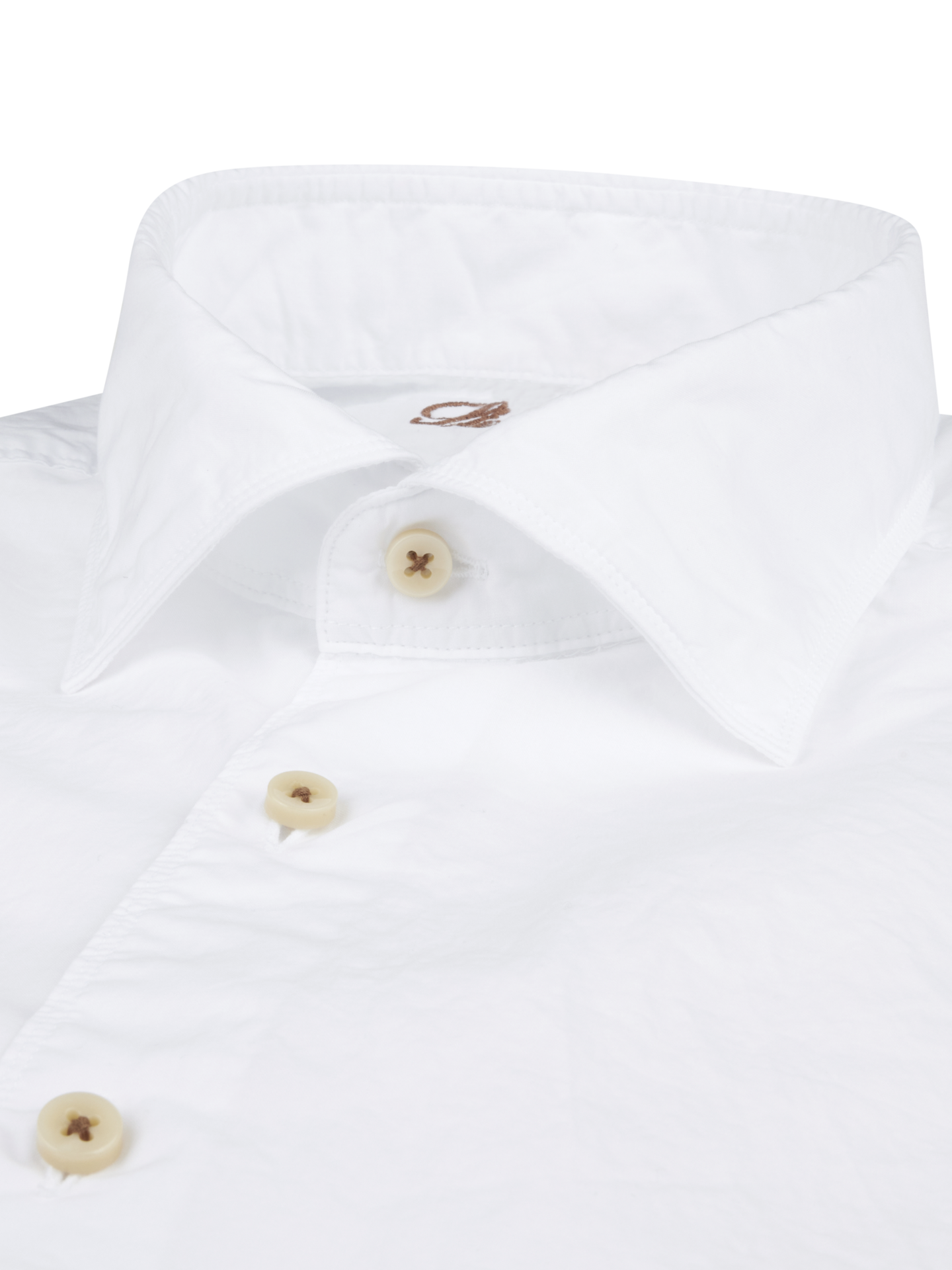 Casual White Poplin Shirt