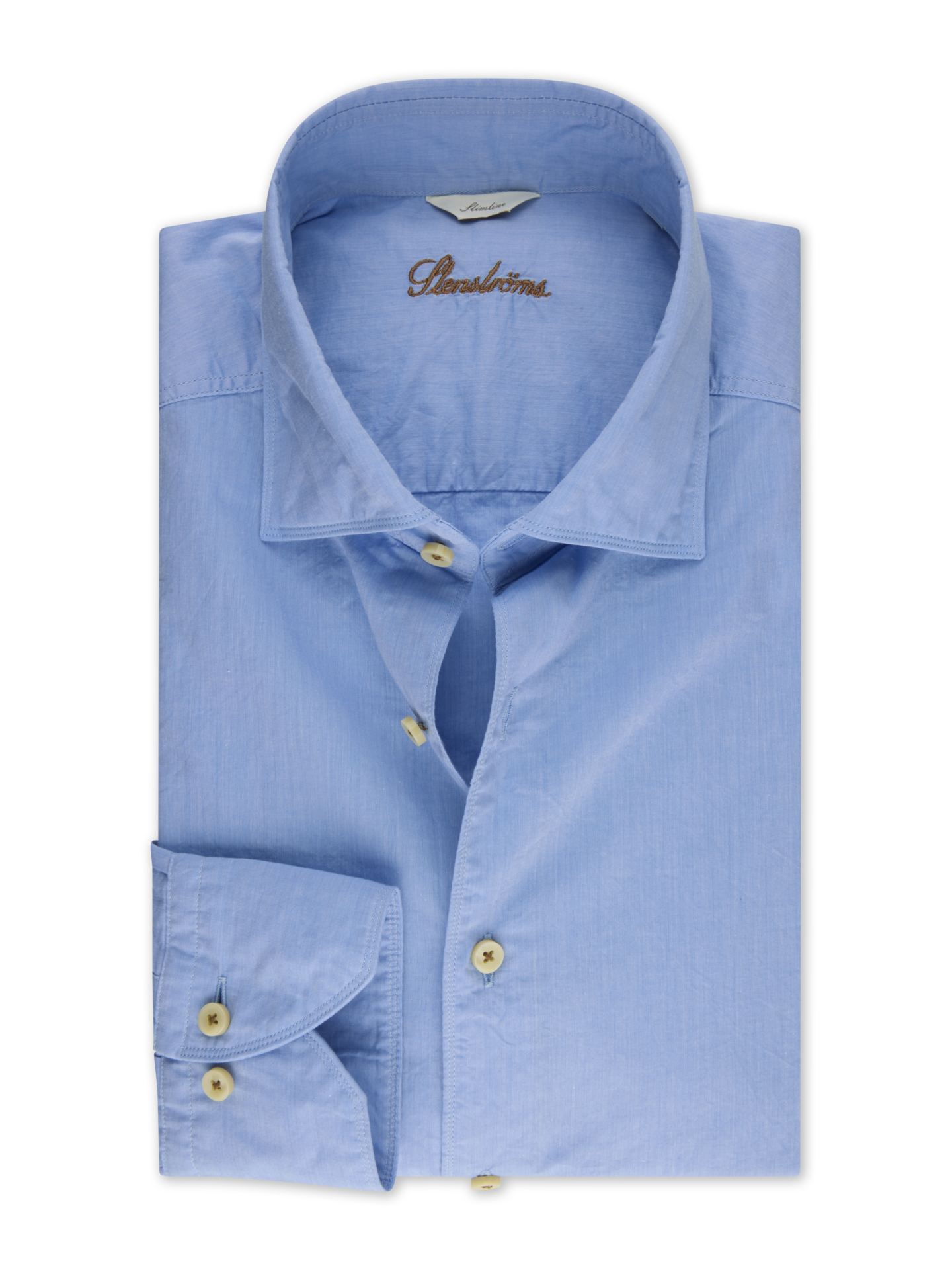 Casual Blue Poplin Shirt