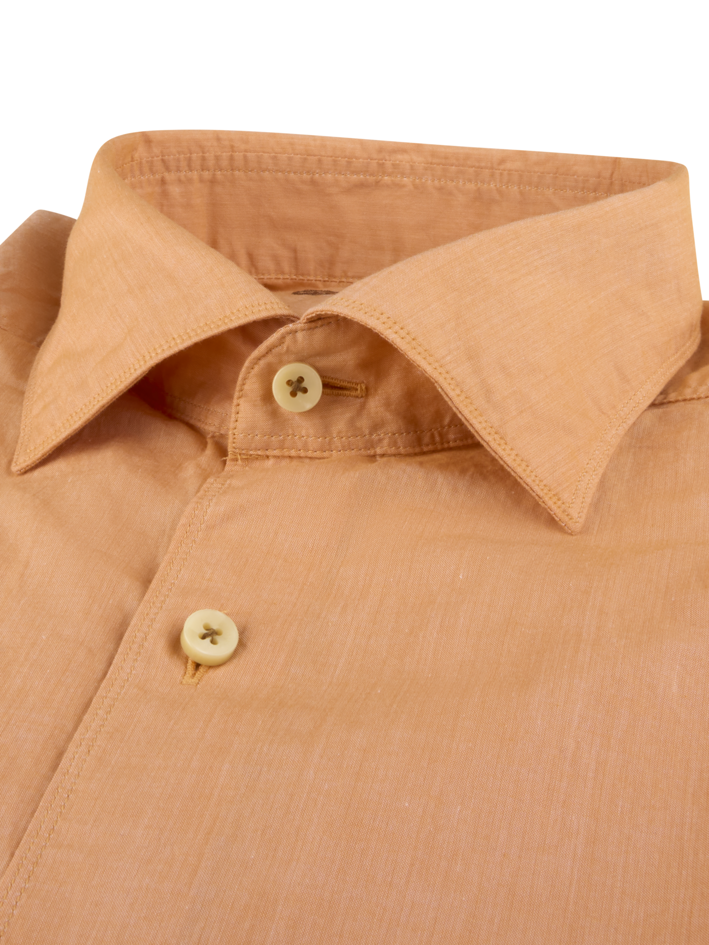 Casual Light orange Poplin Shirt