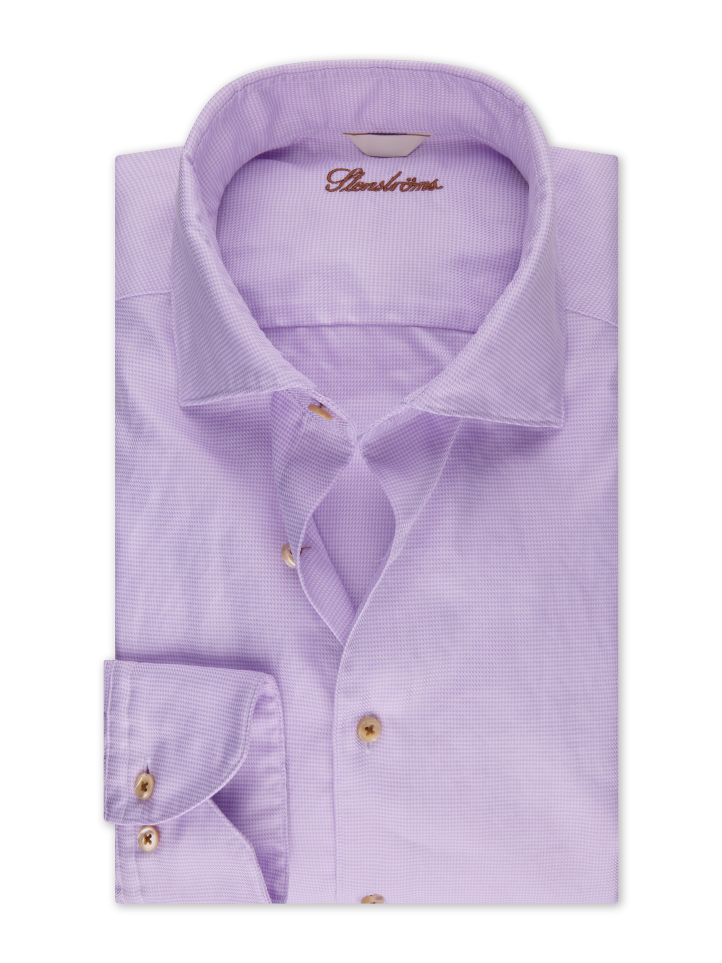 Stenströms Light purple Twill Shirt | Men | Men's Shirts | Slimline | Size: S | Light purple | Solid | Long Sleeves