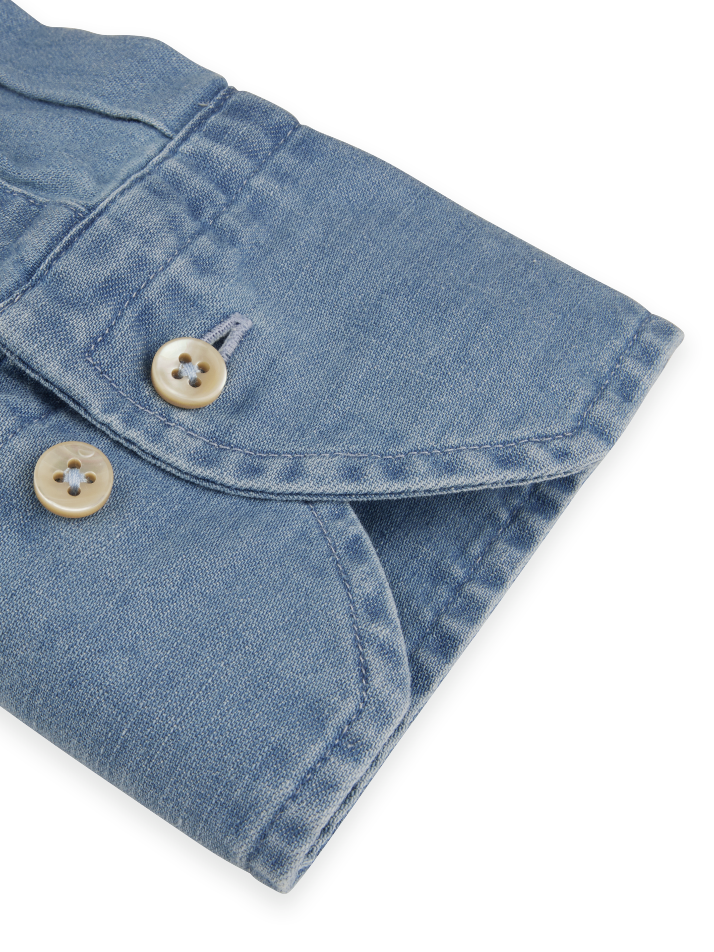 Light Denim Shirt, XL-Sleeves