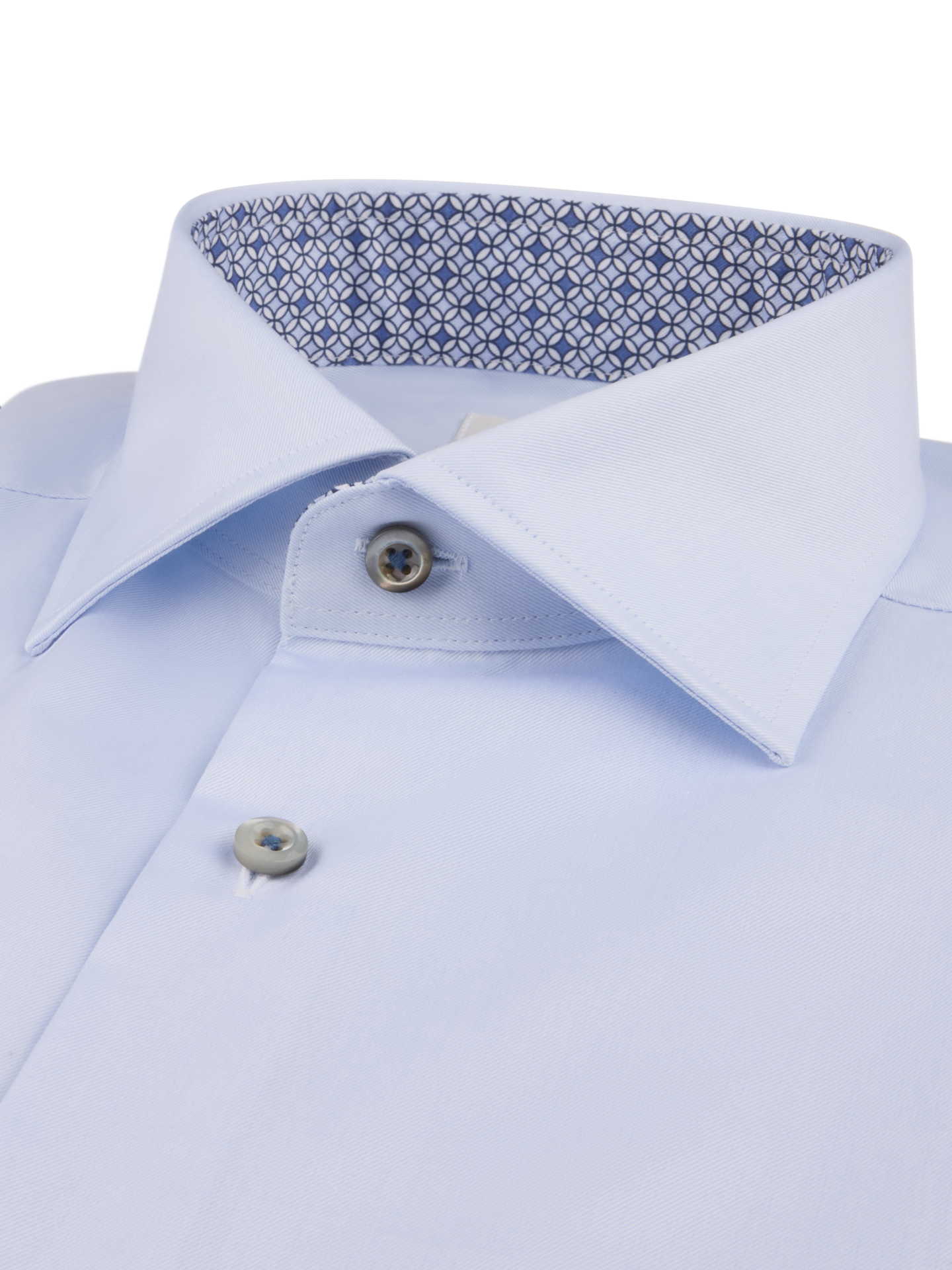 Light blue Contrast Twill Shirt