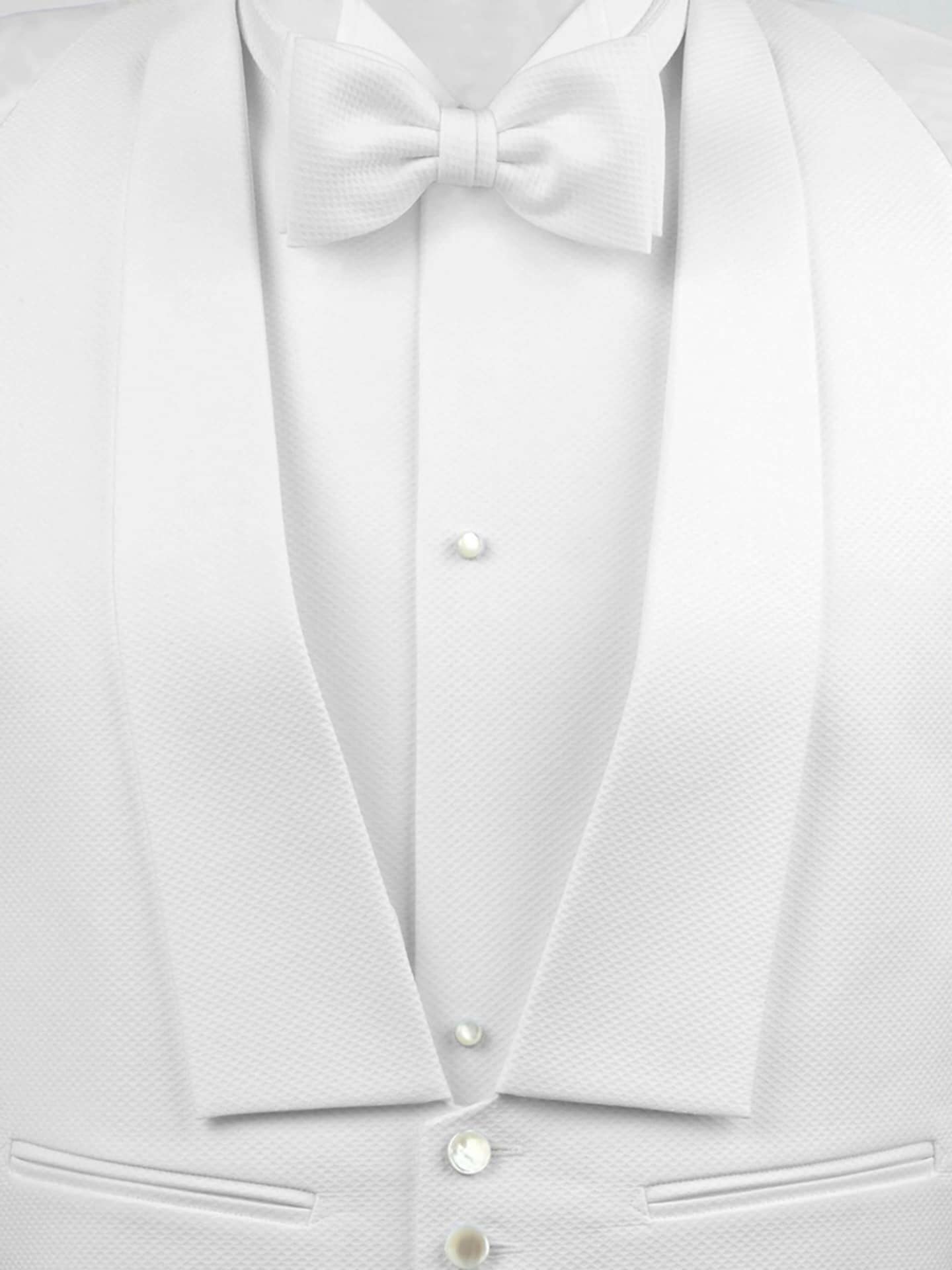 White pique waistcoat sales