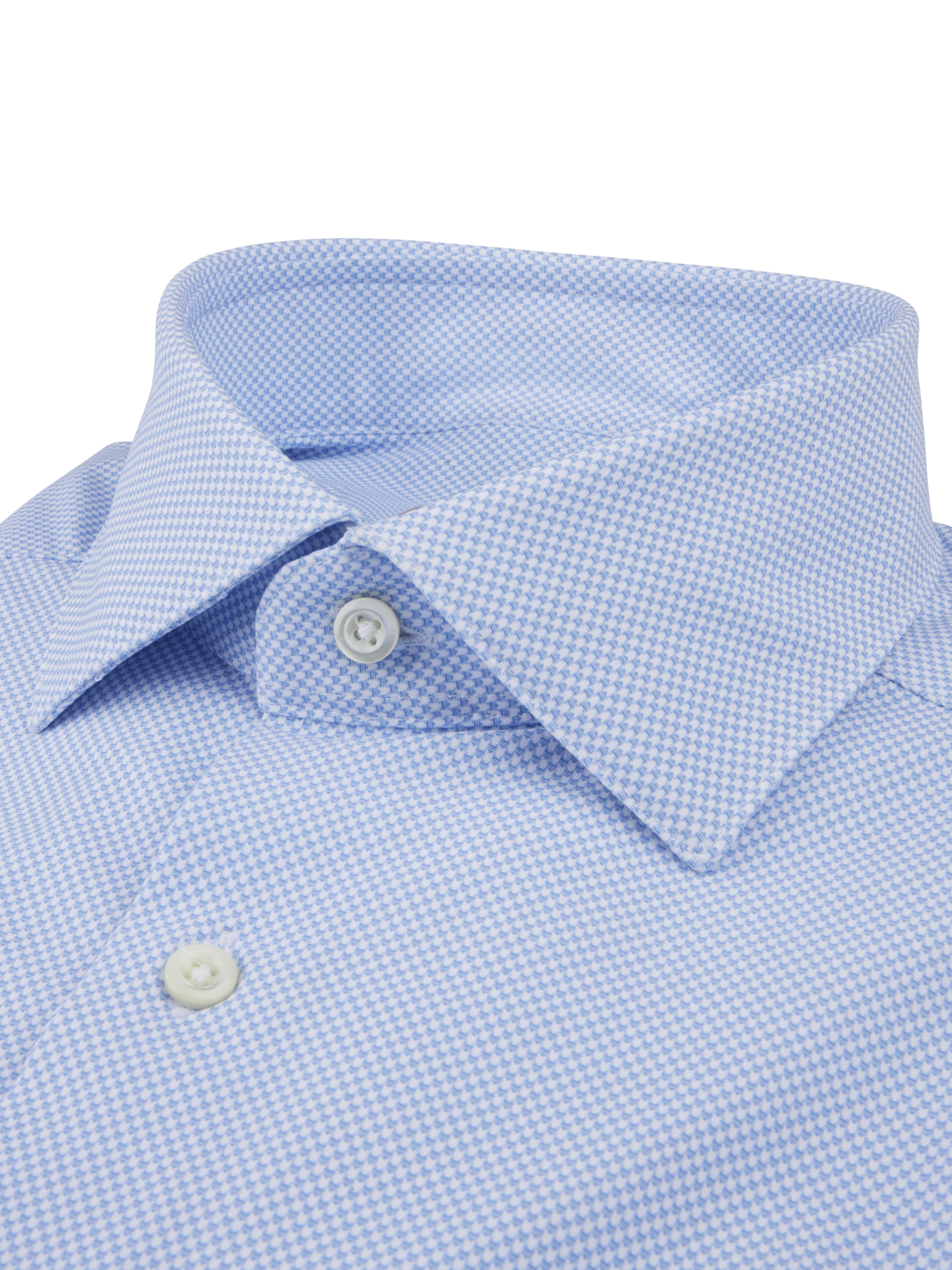Blue Patterned Jersey Shirt
