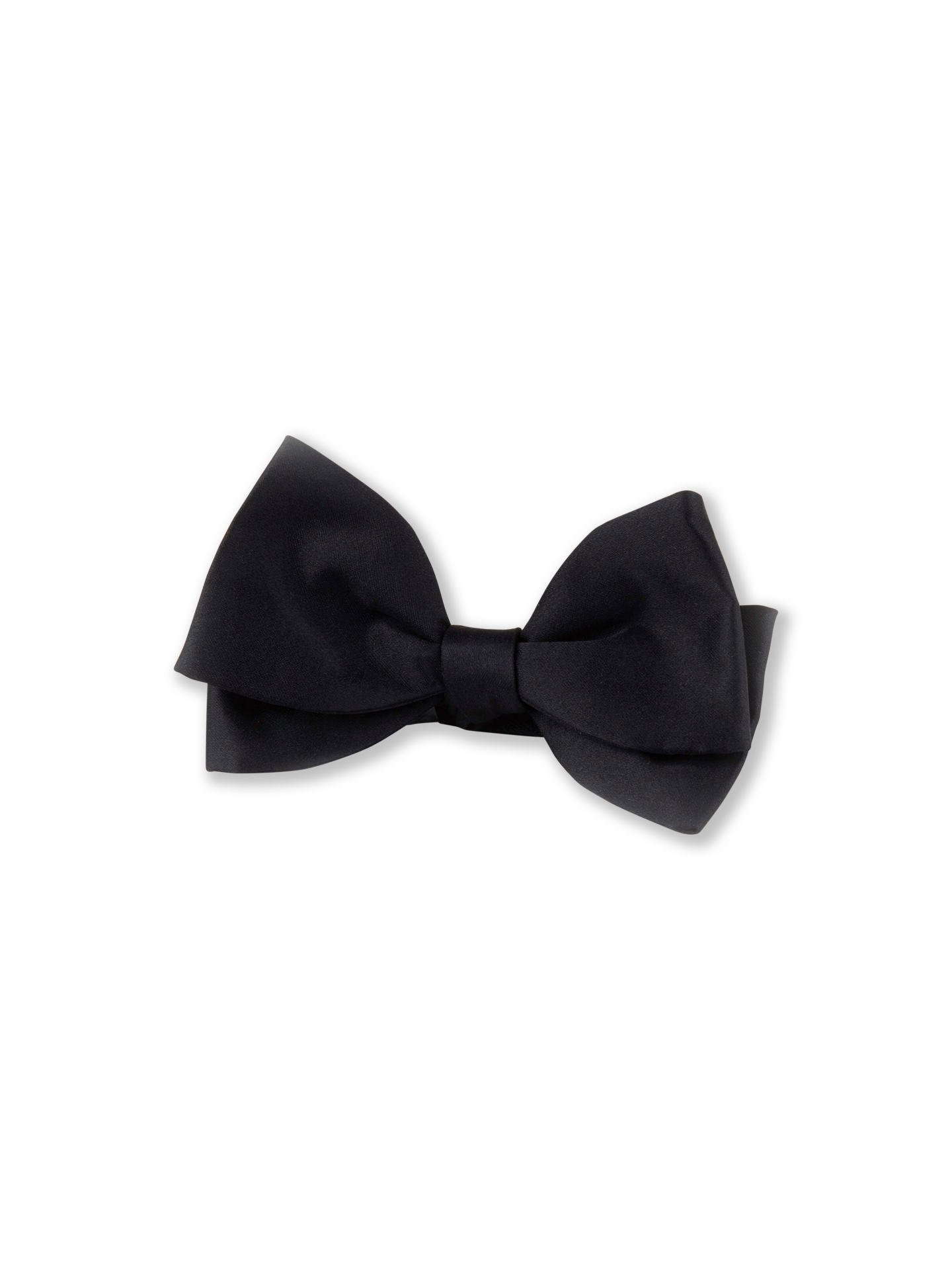 Stenströms Black Silk Bow Tie, Pre-Tied | Men | Accessories | Size: One Size | Black