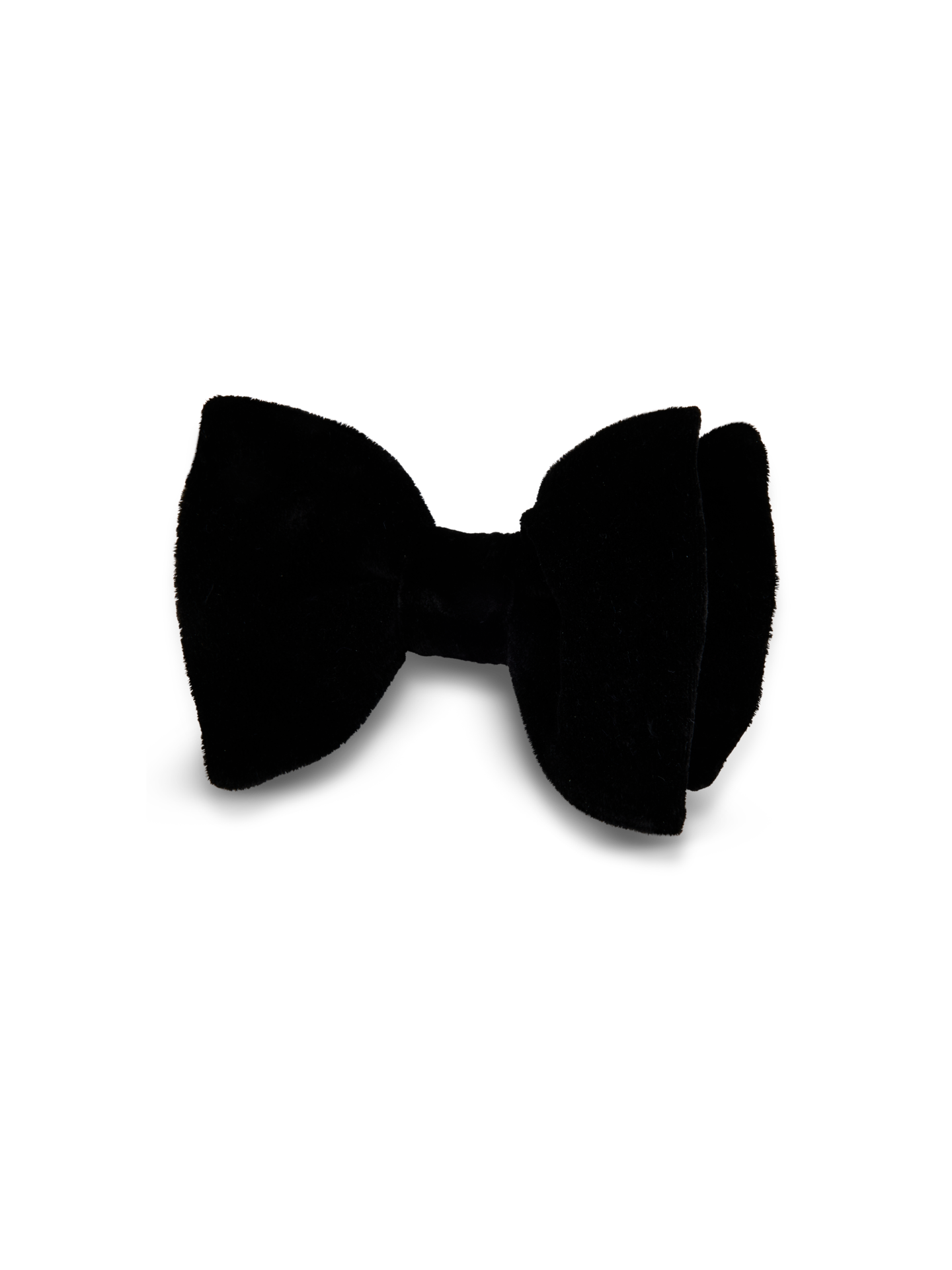 Stenströms Black Velvet Bow Tie, Pre-Tied | Men | Accessories | Size: One Size | Black