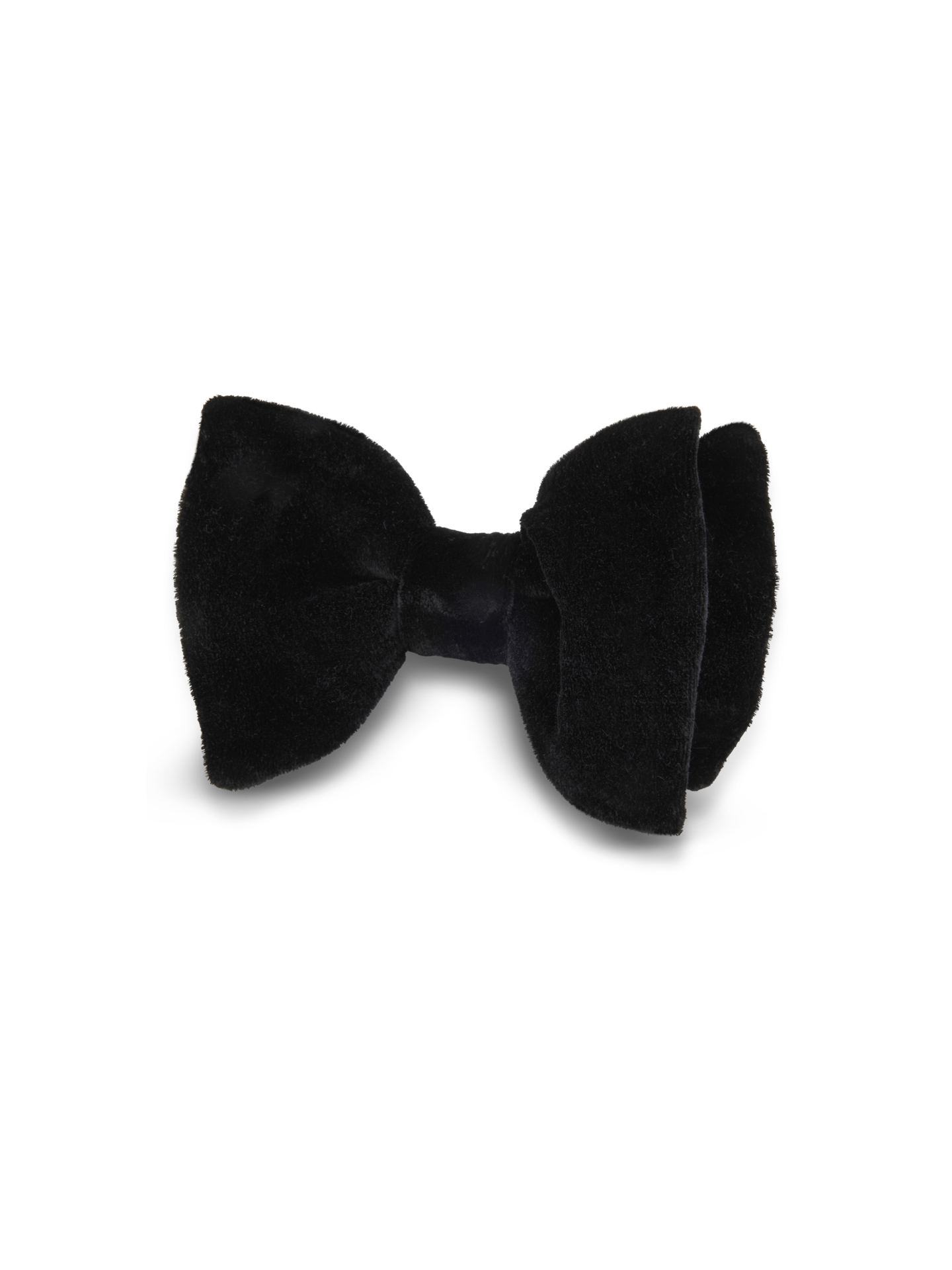 Stenströms Black Velvet Bow Tie, Pre-Tied | Men | Accessories | Size: One Size | Black