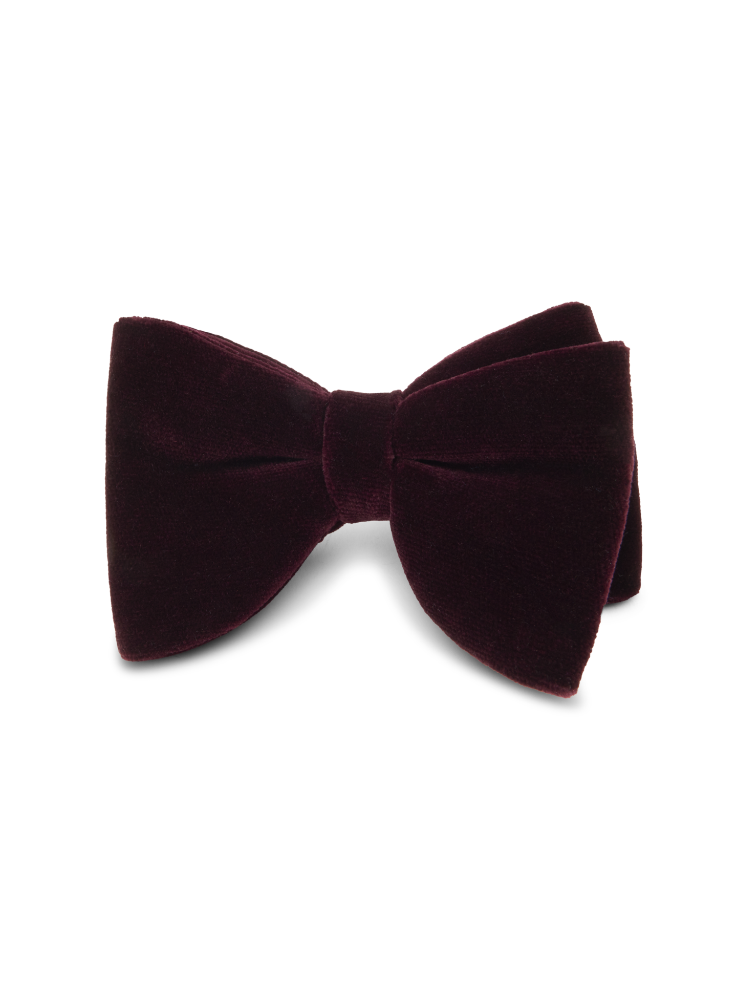 Stenströms Dark red Velvet Bow Tie, Pre-Tied | Men | Accessories | Size: One Size | Dark red