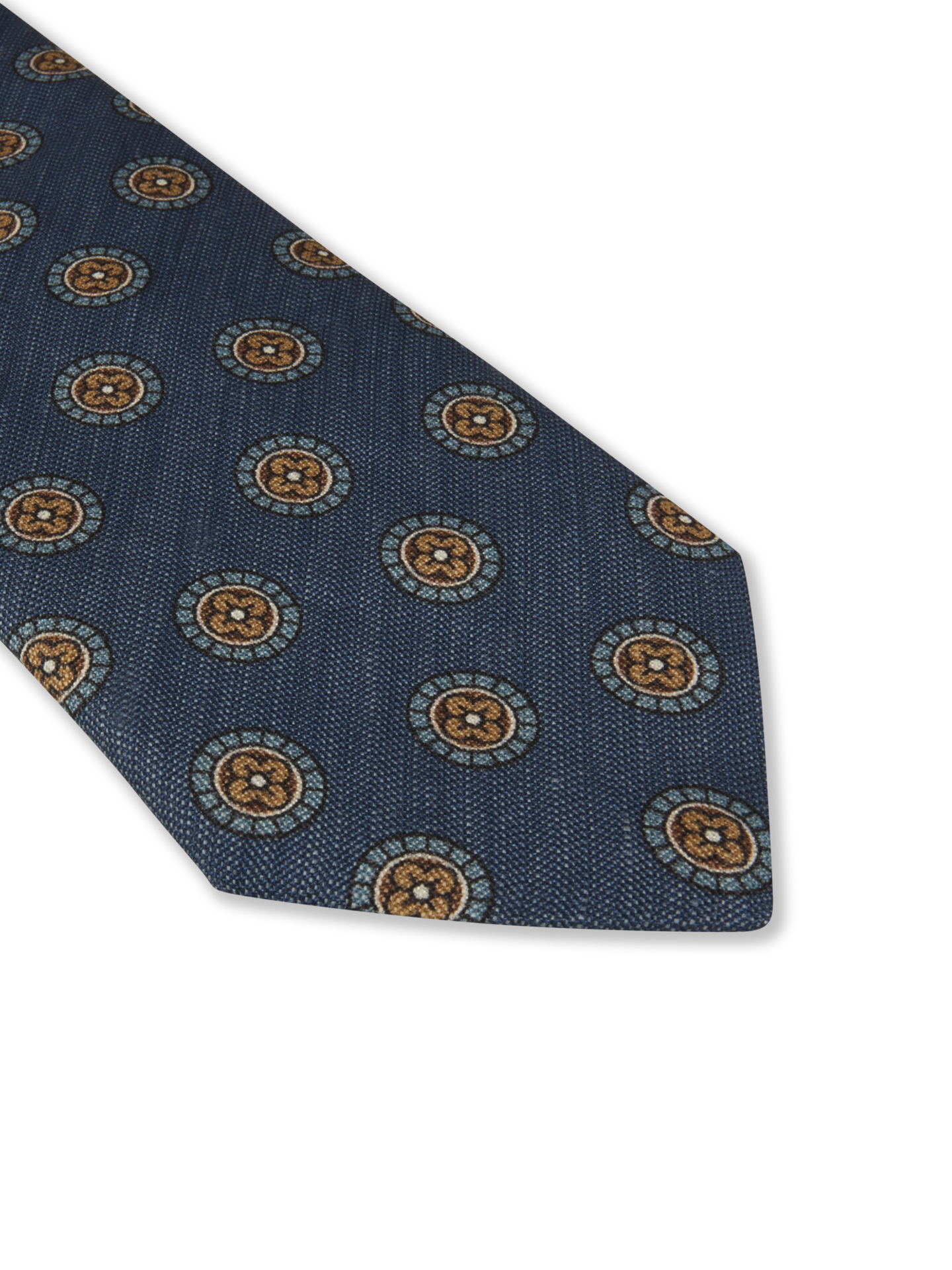 Navy Patterned Tie