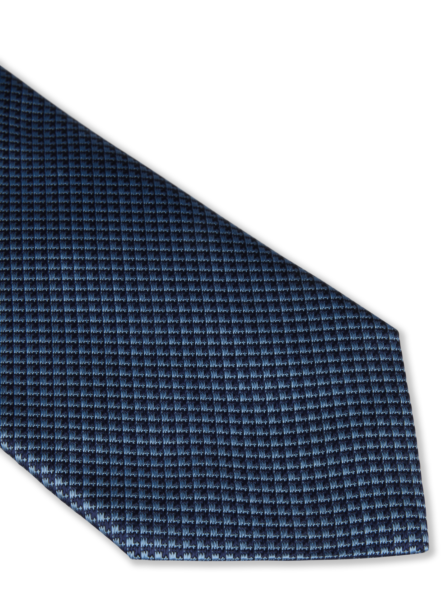 Dark blue Patterned Silk Tie