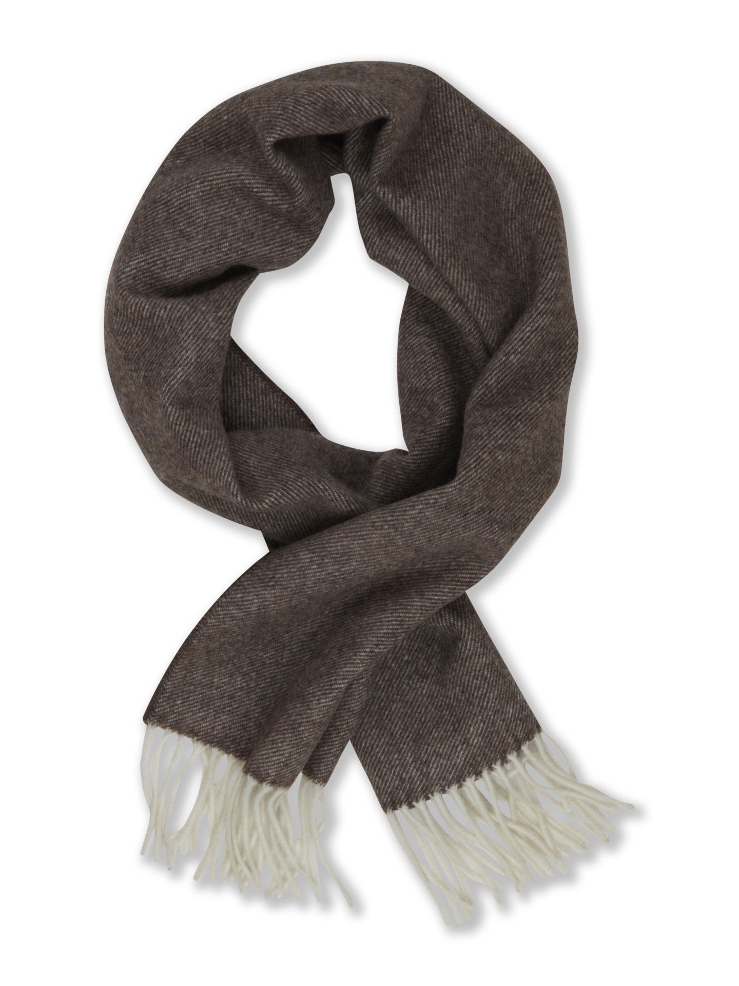 Black Twill Merino Scarf Black Twill Merino Scarf