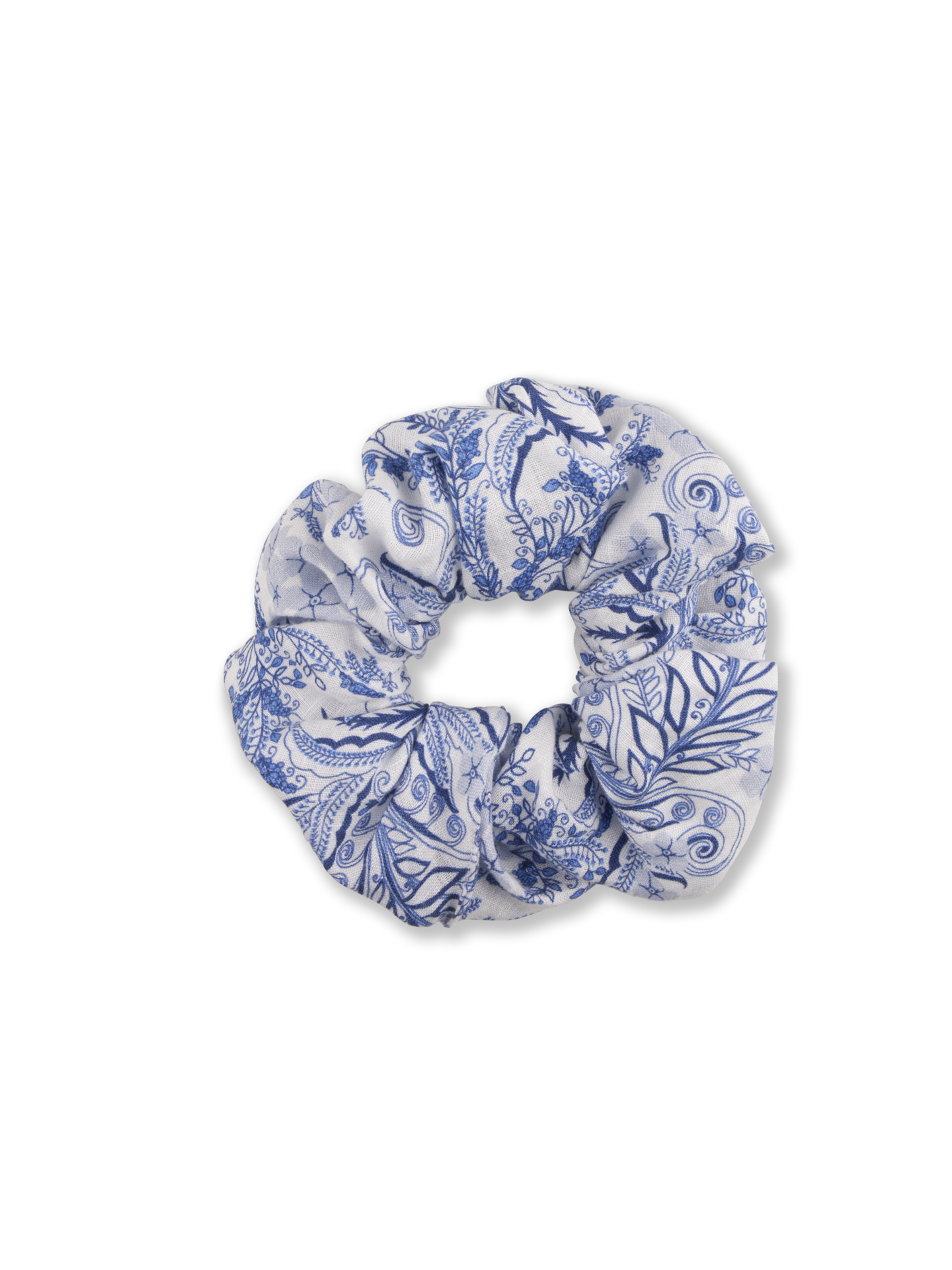 Stenströms Ljusblå Scrunchie | Dam | Accessoarer | Storlek: One Size | Ljusblå | Mönstrad