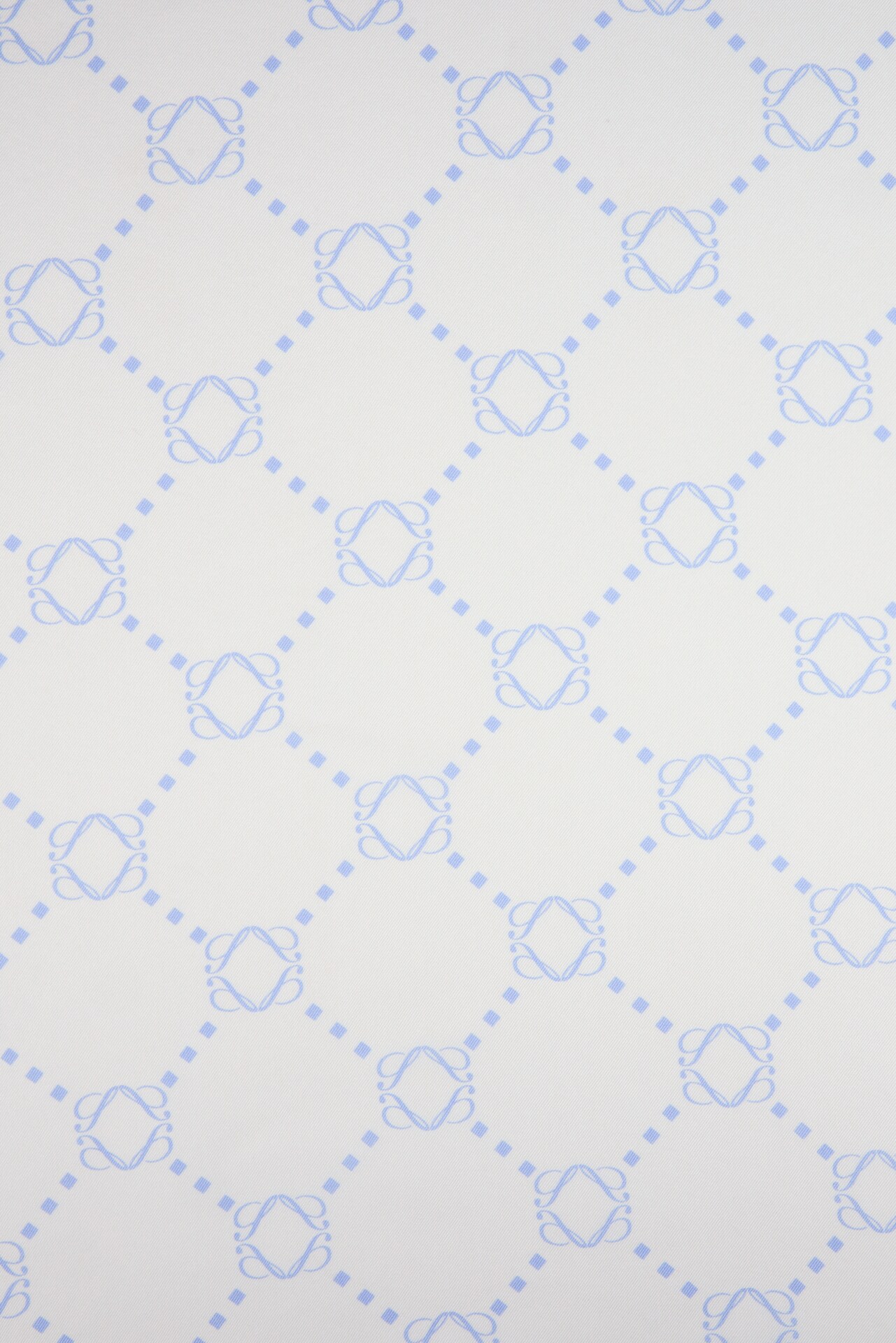 Dark blue Patterned Silk Scarf